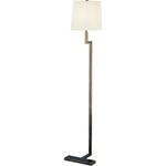 Doughnut Mini C Floor Lamp - Deep Patina Bronze / Snowflake