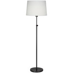 Koleman Floor Lamp - Deep Patina Bronze / Oyster Linen