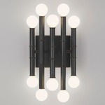 Meurice Five Arm Wall Light - Deep Patina Bronze