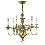 Cambridge Chandelier - Burnished Brass