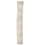 Gea Floor Lamp - Stainless Steel / White