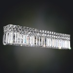 Vanita Wall Sconce - Chrome / Firenze Clear