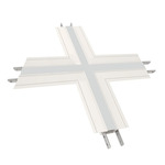 Truline .5A X Shaped Channel Connector - White