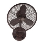 Bellows I Wall Mount Fan - Aged Bronze