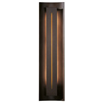 Gallery Plate Wall Sconce - Bronze / Amber