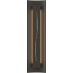 Gallery Curve Wall Sconce - Dark Smoke / Amber