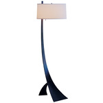 Stasis Floor Lamp - Black / Flax