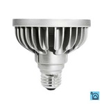 Vivid Med Base PAR30S 18.5W 120V 9 Deg 2700K 95CRI - Silver