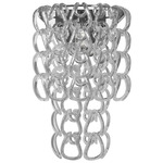 Giogali Wall Sconce - Chrome / Transparent