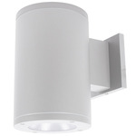 Tube Architectural 5 inch Single Straight Beam Wall Light - White / Clear