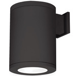 Tube 8IN Architectural Up or Down Beam Wall Light - Black / Clear