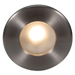 120V LED310 Round Step Light - Brushed Nickel