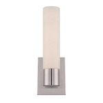 Elementum Bathroom Vanity Light - Brushed Nickel / Opal