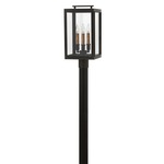 Sutcliffe 120V Outdoor Post Mount - Oil Rubbed Bronze / Clear