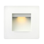 120V Luna Square Step Light - Satin White
