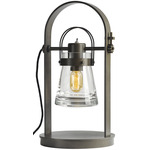 Erlenmeyer Table Lamp - Dark Smoke / Clear