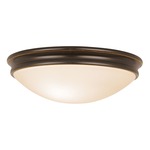 Atom Ceiling Light Fixture - Oil Rubbed Bronze / Opal