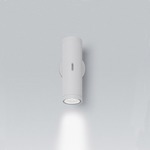 Calumet 4W 8.5 Deg Outdoor Wall Light - Grey/ White