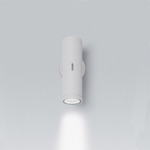 Calumet 4W 8.5 Deg Outdoor Wall Light - Grey / White