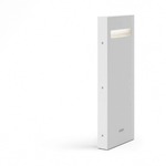 Nuda Bilateral Outdoor Floor Light - Grey / White