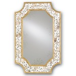 Margate Wall Mirror - Gold Leaf / Oyster Shells