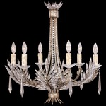 Winter Palace Icicle Chandelier - Antique Silver