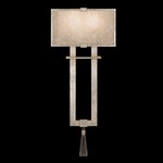 Singapore Moderne 600550 Wall Sconce - Ivory / Silver