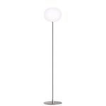 Glo-Ball Floor Lamp - Silver / White