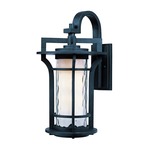 Oakville Outdoor Wall Light - Black Oxide / Water Glass