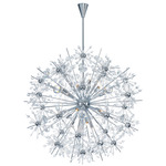 Starfire Chandelier - Polished Chrome / Crystal