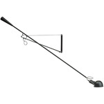 Mod 265 Swing Arm Plug In Wall Lamp - Black / Black