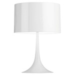 Spun Light T Table Lamp - Gloss White