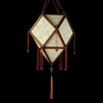 Concubina Imperiale Pendant - Brass / Ivory Classic Silk