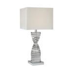 P742 Table Lamp - Chrome / White