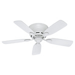 Low Profile IV Ceiling Fan - White / Snow White