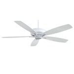 Kafe XL Ceiling Fan - White / White