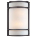 345 Wall Sconce - Bronze / Etched Glass