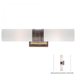 Compositions Wall Sconce - Patina Iron / Etched Opal
