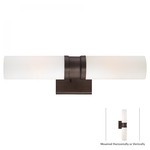 Compositions Wall Sconce - Copper Bronze / Etched Opal