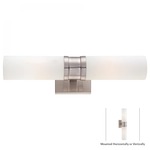 Compositions Wall Sconce - Brushed Nickel / Etched Opal