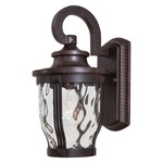 Merrimack Outdoor Wall Sconce - Bronze / Clear