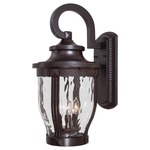 Merrimack Outdoor Wall Sconce - Bronze / Clear