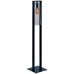 Dome Non-UL Outdoor Floor Lamp - Anthracite / Smoke