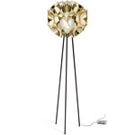 Flora Floor Lamp - Black / Gold