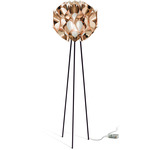 Flora Floor Lamp - Black / Copper