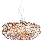 Clizia Pendant - White / Orange