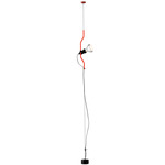 Parentesi Ceiling To Floor Lamp - Red