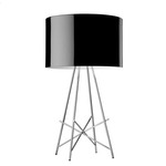 Ray T Table Lamp - Chrome / Gloss Black