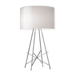 Ray T Table Lamp - Chrome / Grey