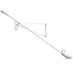 Mod 265 Swing Arm Wall Sconce - White / White